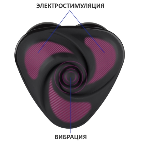 Вибратор с электростимуляцией Mystim Hearts Desire