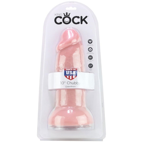 Фаллос King Cock 10" Chubby, Pipedream